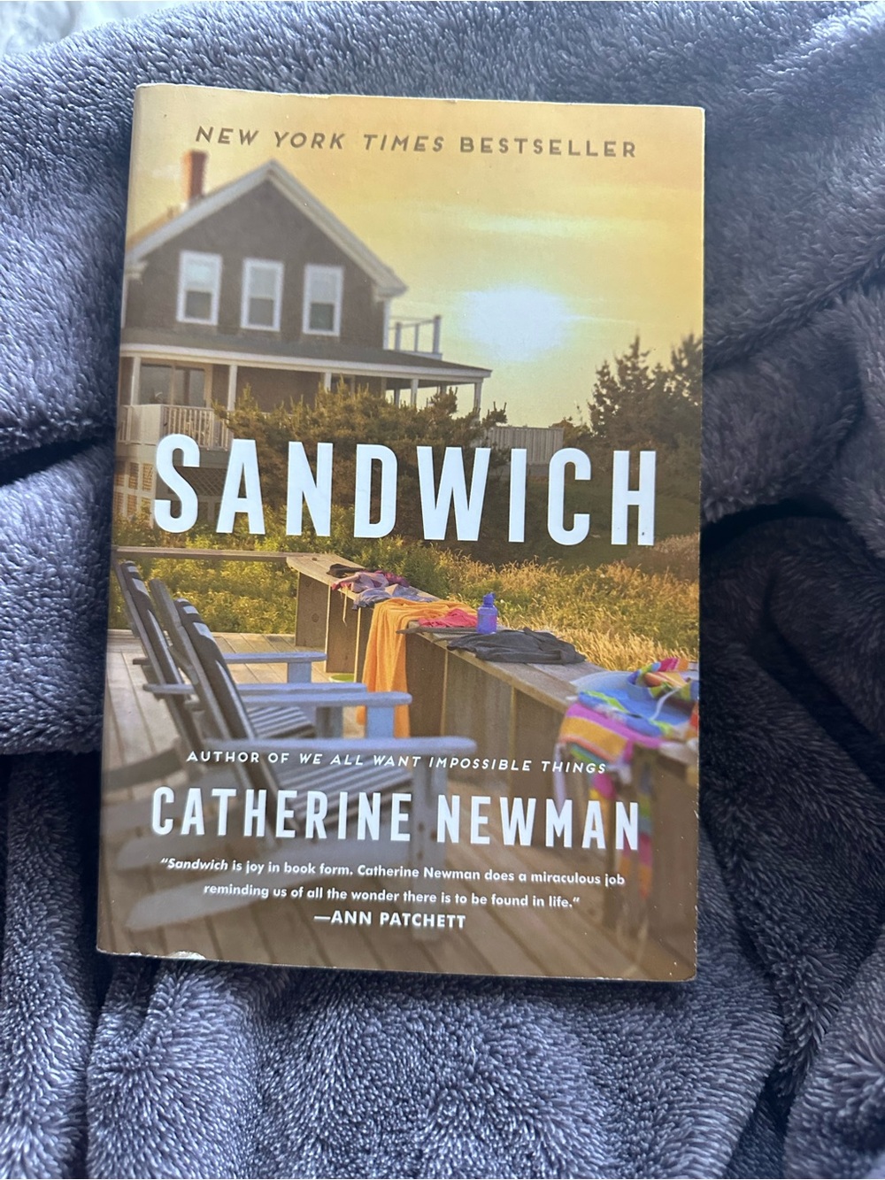 "Sandwich" Paperback Book - Yellow Cover